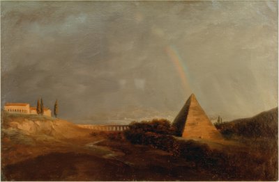 Pyramide und Regenbogen von Pierre Henri de Valenciennes
