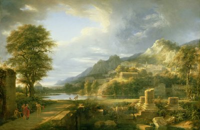 Den gamle byen Agrigentum, 1787 av Pierre Henri de Valenciennes