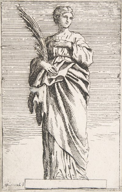 Stående kvinnefigur, ca. 1739-40., ca. 1739-40. av Pierre Ignace Parrocel