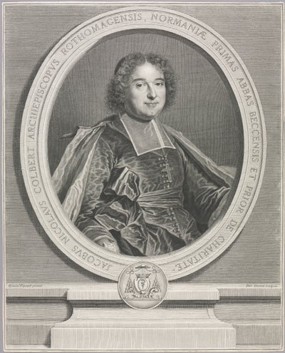 Jacques-Nicolas Colbert. av Pierre Imbert Drevet