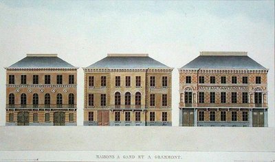 Hus i Gent og Grammont, Belgia, fra 