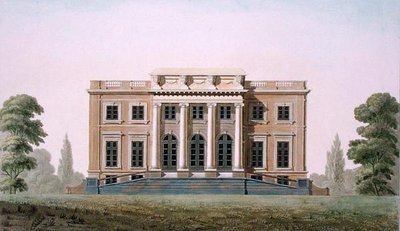 Chateau of Wannegem nær Oudenaarde, fra 