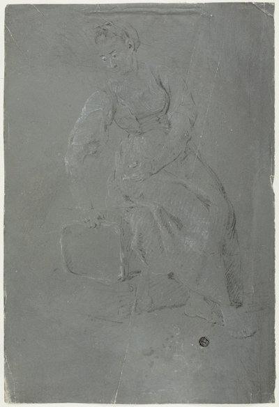 Sittende kvinne av Pierre Jacques Volaire