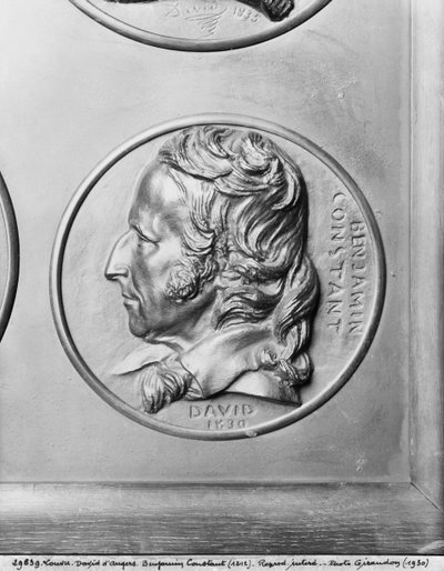 Henri Benjamin Constant de Rebecque, 1830 (bronse) av Pierre Jean David d