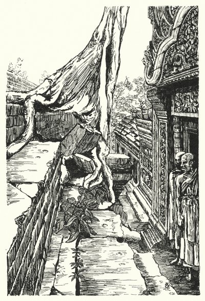 I andre etasje, Baphuon (gravering) av Pierre Jeannerat de Beerski