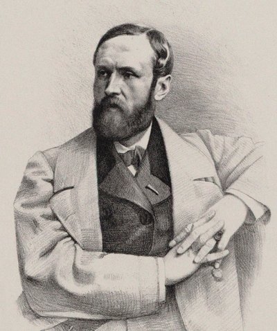 Portrett av organisten og komponisten Louis James Alfred Lefébure-Wely 1817-1869, 1860. av Pierre Lanith Petit