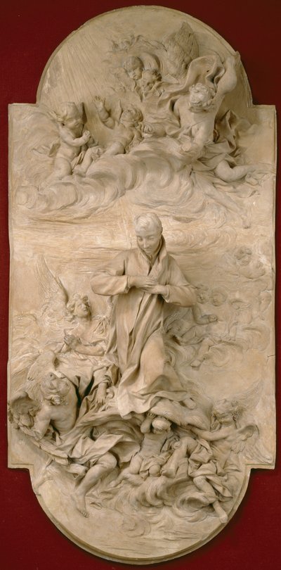 S. Luigi Gonzaga in Glory, ca. 1696 (terrakotta) av Pierre Legros