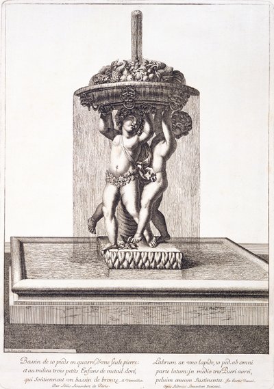 Fontene av Louis Lerambert i Versailles, 1673 av Pierre Lepautre