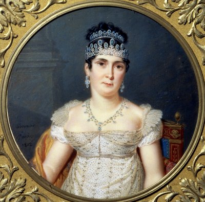 Portrett av keiserinne Josephine de Beauharnais (Marie Josephe Rose de Tascher de La Pagerie av Pierre Louis Bouvier