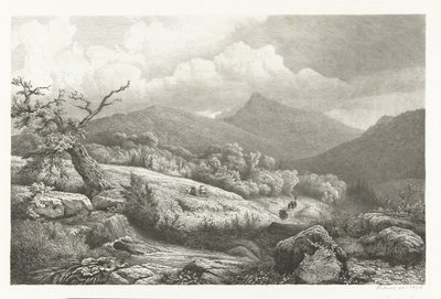 Kirkegården i Baden-Baden av Pierre Louis Dubourcq