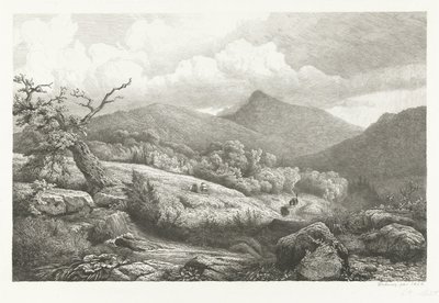 Kirkegården i Baden-Baden av Pierre Louis Dubourcq