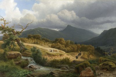 Kirkegården i Baden-Baden av Pierre Louis Dubourcq