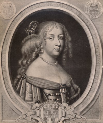 Marie Jeanne Baptiste, hertuginne av Savoy, slutten av 1600-tallet 1894 av Pierre Louis van Schuppen