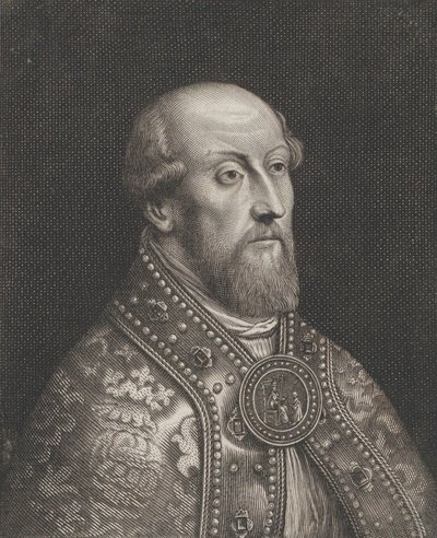 Portrett av Gisbert de la Marche, biskop av Liège, ca. 1645-55. av Pierre Louis van Schuppen
