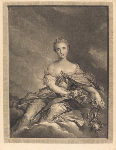 Flore en sønn lever av Pierre Maleuvre after Jean Marc Nattier