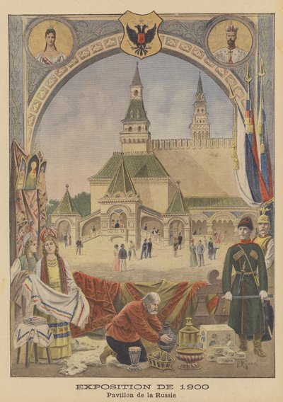 Den russiske paviljongen på Exposition Universelle i 1900 i Paris av Pierre Mejanel