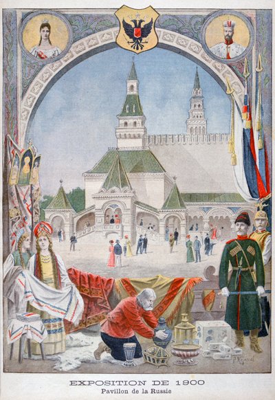 Den russiske paviljongen på verdensutstillingen i 1900, Paris, 1900 av Pierre Mejanel