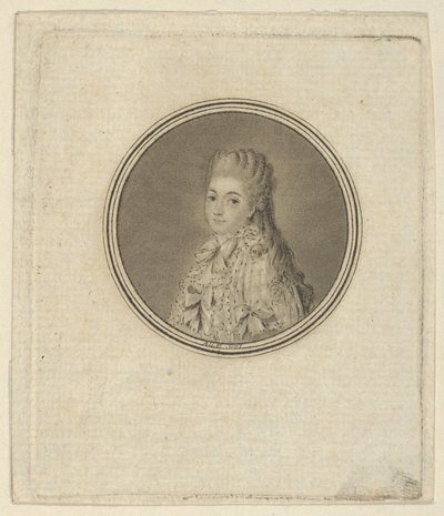 Anne de Chaumont-Guitry, grevinne av Amblimont, 1780-1817. av Pierre Michel Alix