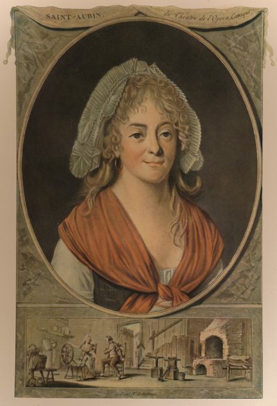 Madame Saint-Aubin, sent på 1700-tallet, 1913 av Pierre Michel Alix