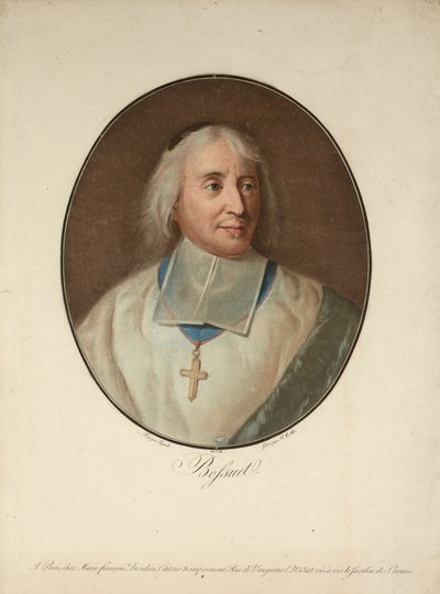 Portrett av Jacques-Bénigne Bossuet 1627-1704, ca. 1795. av Pierre Michel Alix