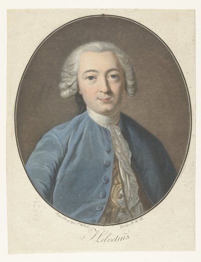 Portrett av Claude Adrien Helvetius Helvetius (tittel på objekt) Collection of Great Men (serietittel) av Pierre Michel Alix