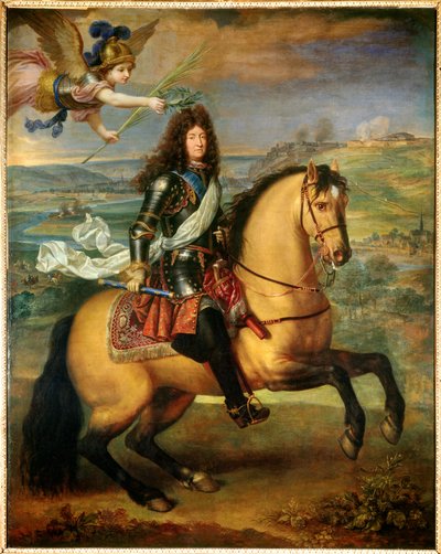 Rytterportrett av Ludvig XIV av Pierre Mignard