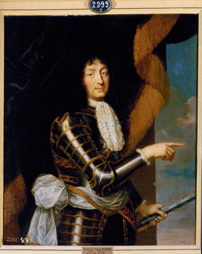 Ludvig XIV, konge av Frankrike (maleri på lerret) av Pierre Mignard