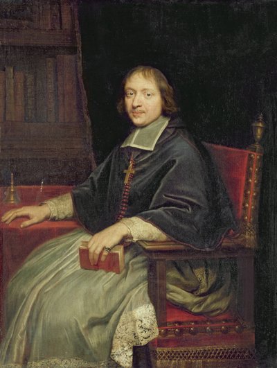 Portrett av en geistlig, sies å være Jean Francois Paul de Gondi av Pierre Mignard