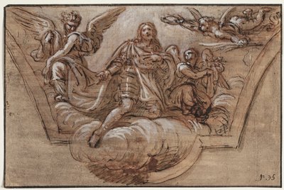 Utkast til takdekorasjon av Pierre Mignard