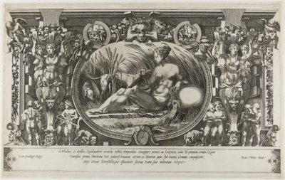 Nymfen av Fontainbleau, 1554 av Pierre Milan