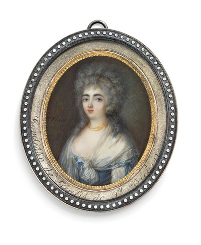Stéphanie Félicité Ducrest de Saint-Aubin, grevinne av Genlis av Pierre Noel Violet