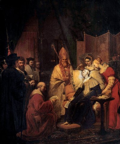 Anne de Boleyn (Anna eller Ann Bolin og Anne Bullen av Pierre Nolasque Bergeret