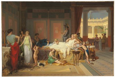Den siste timen til Pompeii - Poetens hus av Pierre Oliver Joseph Coomans
