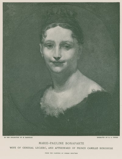 Marie-Pauline Bonaparte av Pierre Paul Prudhon