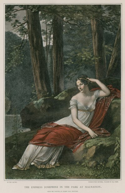 Keiserinne Josephine i parken ved Malmaison av Pierre Paul Prudhon