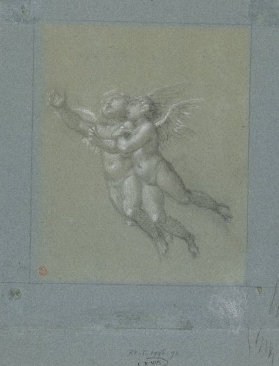 To flygende putti av Pierre Prud