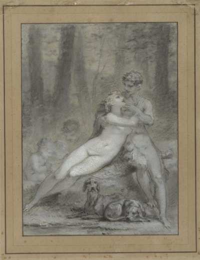 Venus og Adonis av Pierre Prud