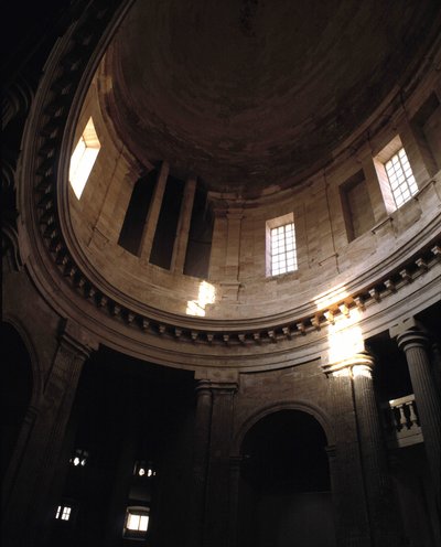 Barokkarkitektur: Chapel of the Old Charite (1679 - 1707), klosteret i Marseille, av arkitekten Pierre Puget (1622 - 1694). Innvendig visning. Marseille, Bouches du Rhone (Bouches-du-Rhone) (13). av Pierre Puget