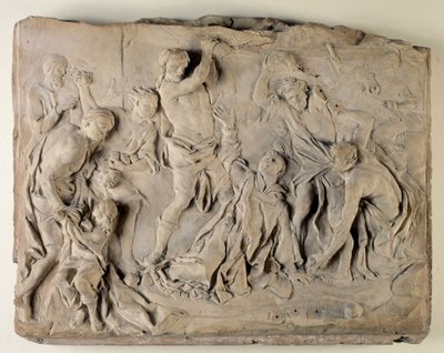 Steining Saint Stephen (terrakotta relieffstrømper) av Pierre Puget