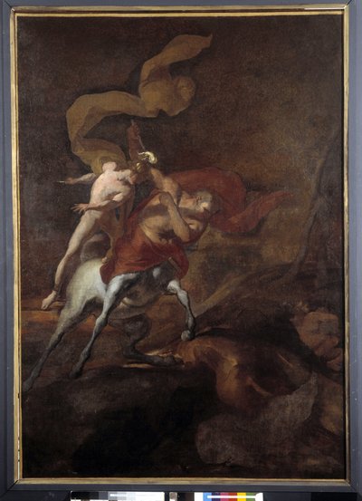 Utdannelsen til Achilles av Centaur Chiron (olje på lerret) av Pierre Puget