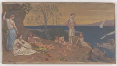 Sweet Country (Pleasant Land) av Pierre Puvis de Chavannes