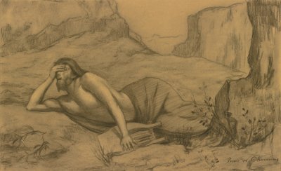Orfeus av Pierre Puvis de Chavannes