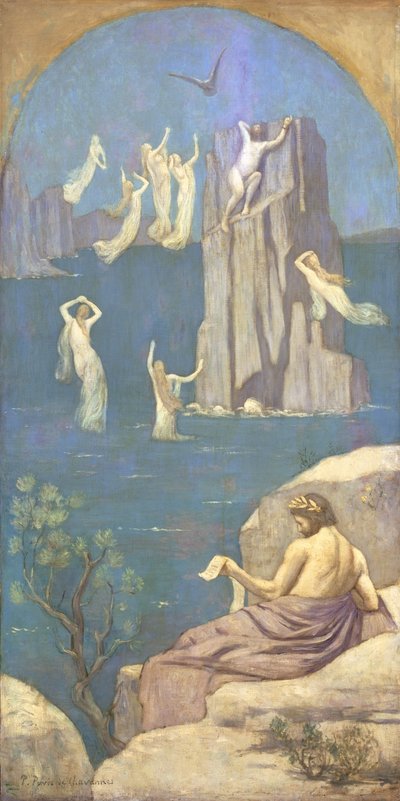 Prometheus (olje på lerret) av Pierre Puvis de Chavannes
