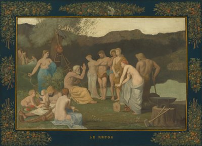 Hvile av Pierre Puvis de Chavannes