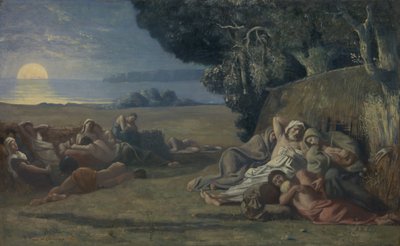 Søvn, ca. 1867-70. av Pierre Puvis de Chavannes
