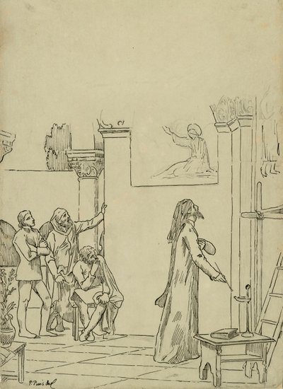 Studer for L av Pierre Puvis de Chavannes