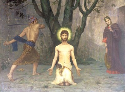 Halshuggingen av døperen Johannes, 1869 av Pierre Puvis de Chavannes