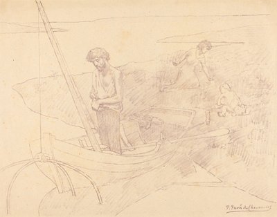 Den stakkars fiskeren av Pierre Puvis de Chavannes