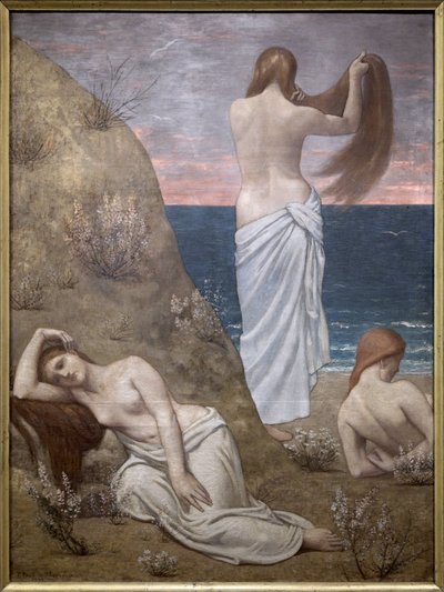 Unge jenter ved havet av Pierre Puvis de Chavannes