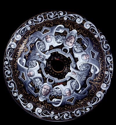 Enamaille flat bakside tilskrevet Pierre Reymond (aktiv 1537-etter 1584) 1569. Paris, Louvre-museet av Pierre Reymond